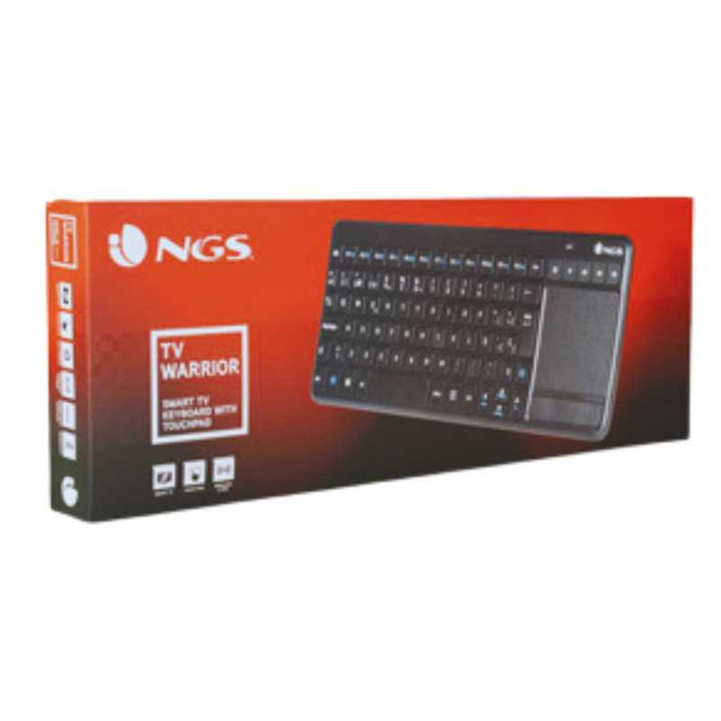Clavier Sans Fil 2.4 GHz Multimédia à Pavé Tactile Français AZERTY - NGS - Noir — NGS · Smarty Paris 18e